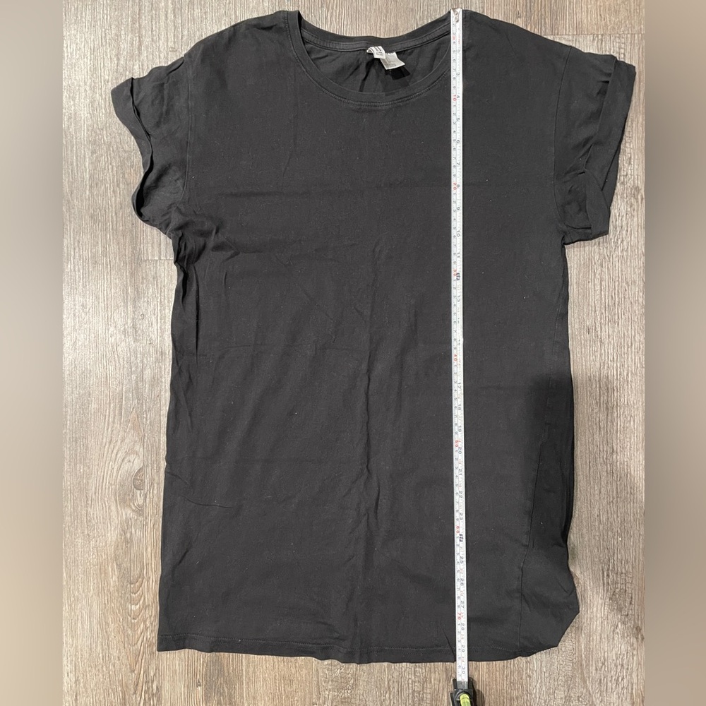 Divided Oversized Black T-Shirt Tunic